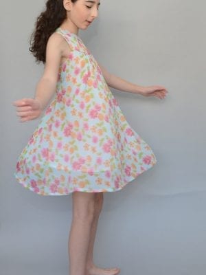 שמלת שיפון חגיגית דגם אביב
