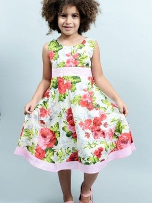 שמלה לילדה דגם אמברלה